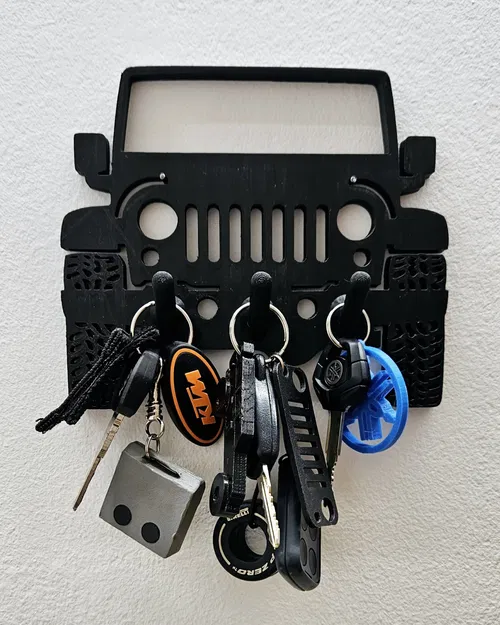 Giá đỡ chìa khóa Jeep Wrangler với thiết kế tinh chỉnh - Image 1