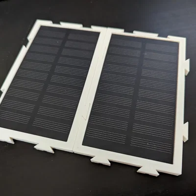 Khung pin mặt trời 107mm x 61mm cho dự án DIY