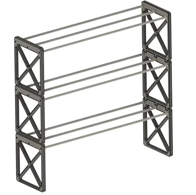 Giá để giày xếp chồng đa năng bằng nhôm