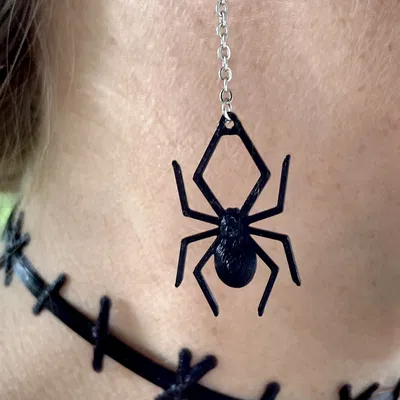 Bông tai nhện treo đơn giản dành cho mùa Halloween