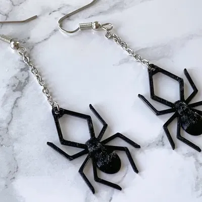 Bông tai nhện treo đơn giản dành cho mùa Halloween