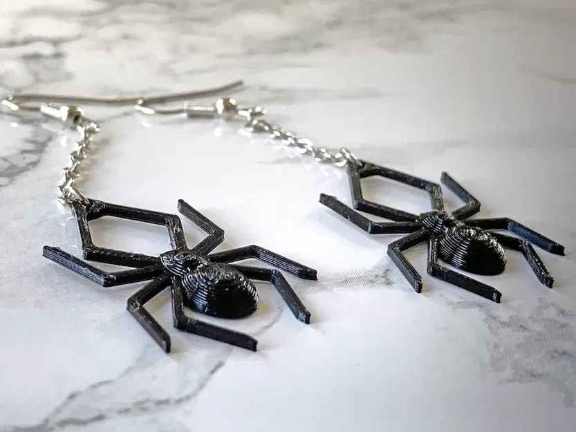 Bông tai nhện treo đơn giản dành cho mùa Halloween - Image 5