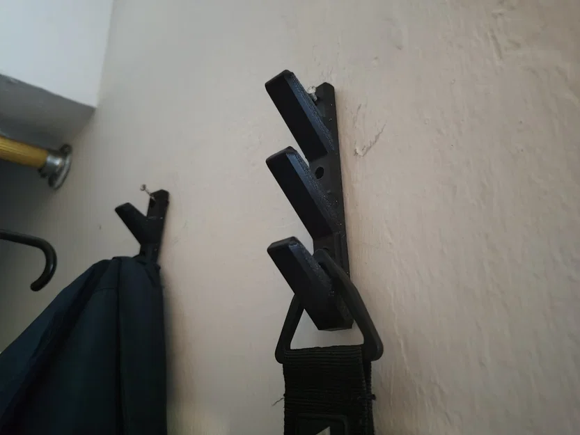 Móc treo tường đa năng với 1 đến 5 móc treo - Image 1