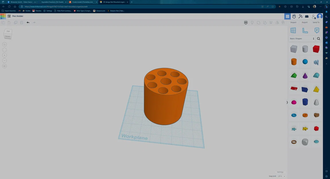 Giá đỡ bút đơn giản cho bàn làm việc - Image 1