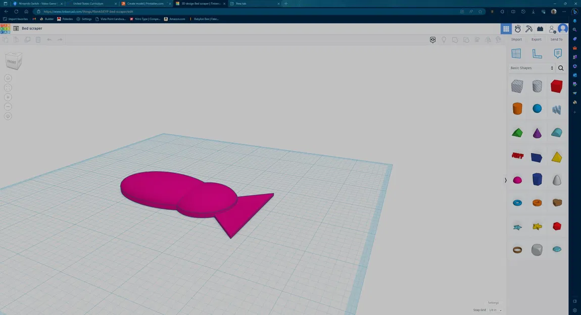 Công cụ cạo bề mặt giường in 3D tiện dụng và ergonomic - Image 1