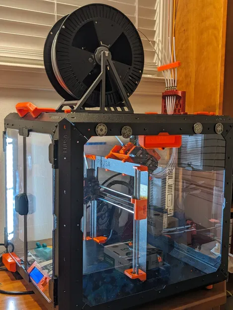 Bộ cấp filament MMU2 cho vỏ máy Prusa với họa tiết tổ ong - Image 4