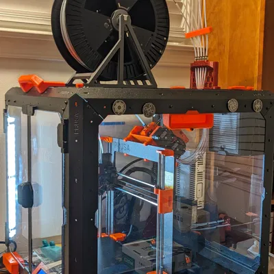 Bộ cấp filament MMU2 cho vỏ máy Prusa với họa tiết tổ ong