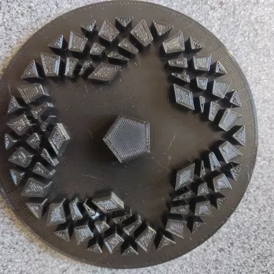 Mẫu khuôn đan từ vật liệu pedig