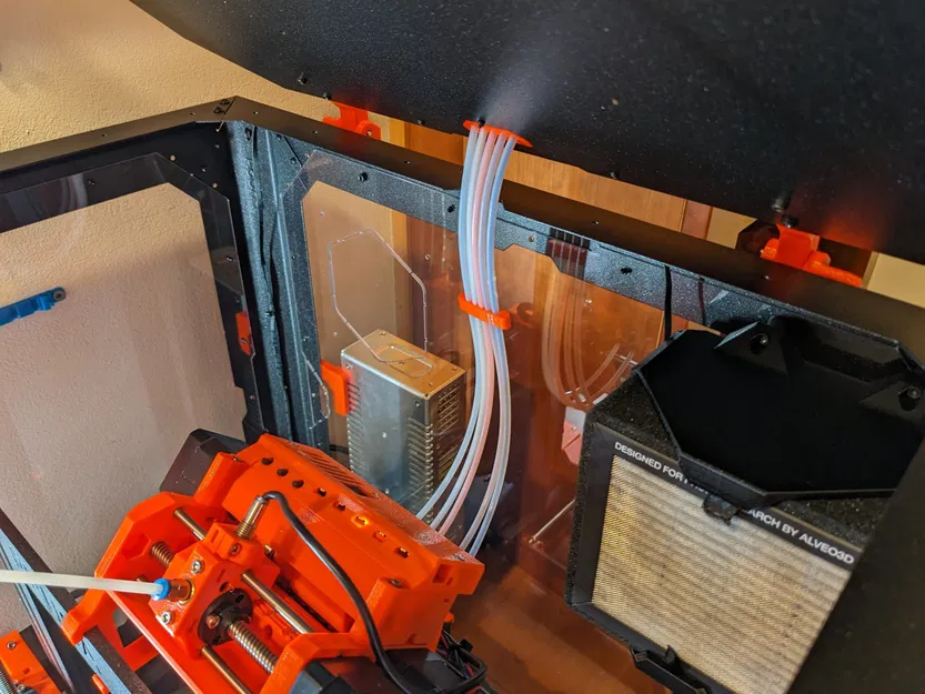 Bộ cấp filament MMU2 cho vỏ máy Prusa với họa tiết tổ ong - Image 6