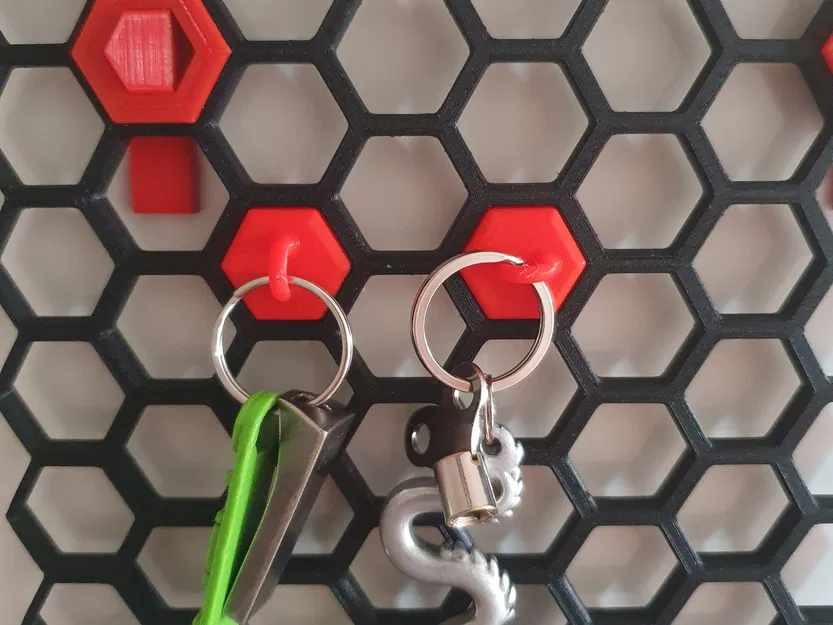 Giá treo chìa khóa cho tường lưu trữ tổ ong - Image 1