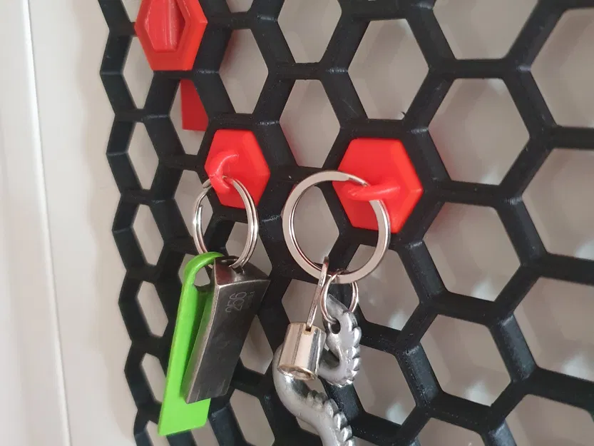 Giá treo chìa khóa cho tường lưu trữ tổ ong - Image 4