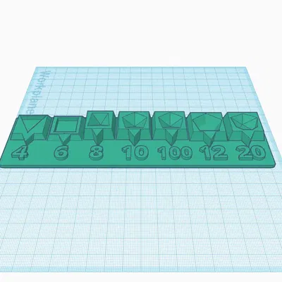 Giá đỡ xúc xắc để trưng bày bộ xúc xắc đầy đủ