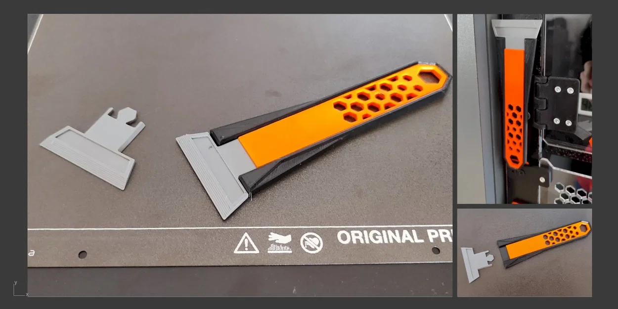 Công cụ cạo với lưỡi thay thế và thiết kế hình lục giác - Image 1