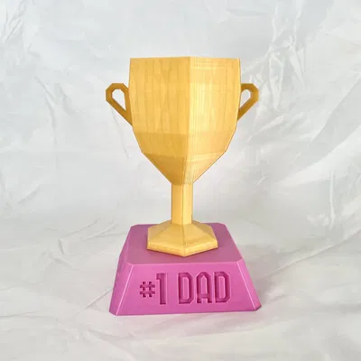 Cúp LowPoly Dành Cho Bố Tuyệt Nhất