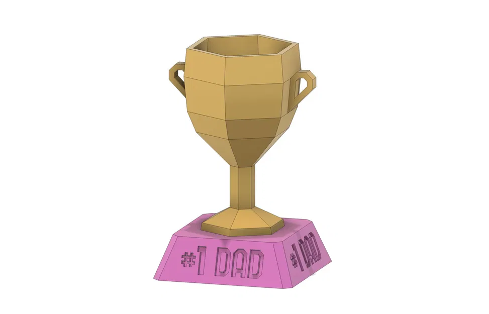 Cúp LowPoly Dành Cho Bố Tuyệt Nhất - Image 3