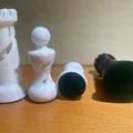 Khuôn cắt cho các quân cờ cờ vua hữu cơ - Thumbnail 1