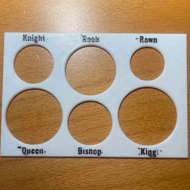 Khuôn cắt cho các quân cờ cờ vua hữu cơ - Image 2