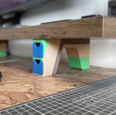 Giá đỡ màn hình với ngăn kéo tích hợp cho bàn làm việc