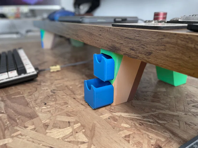 Giá đỡ màn hình với ngăn kéo tích hợp cho bàn làm việc - Image 2