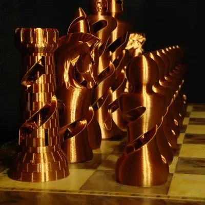 Bộ cờ vua hữu cơ phong cách Staunton độc đáo