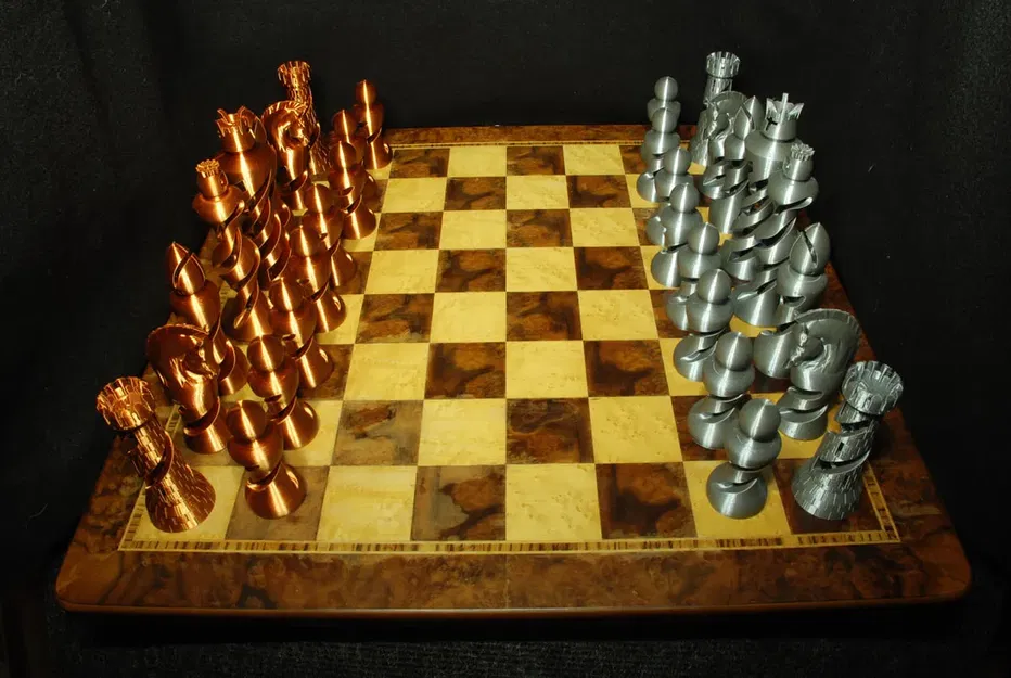 Bộ cờ vua hữu cơ phong cách Staunton độc đáo - Image 4