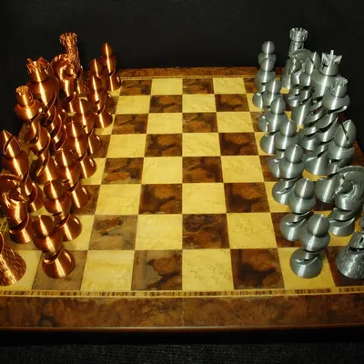 Bộ cờ vua hữu cơ phong cách Staunton độc đáo