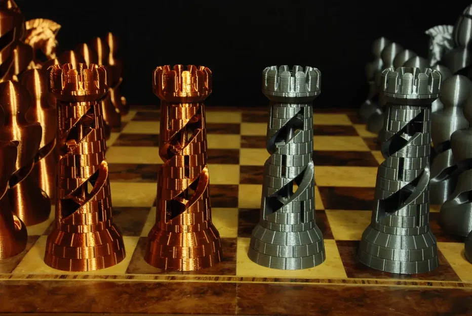 Bộ cờ vua hữu cơ phong cách Staunton độc đáo - Image 8