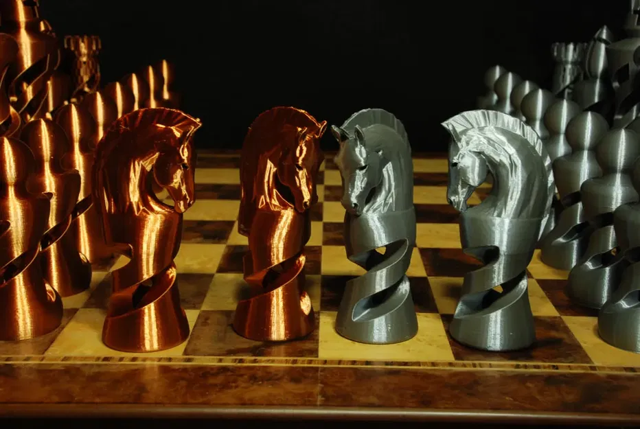 Bộ cờ vua hữu cơ phong cách Staunton độc đáo - Image 10