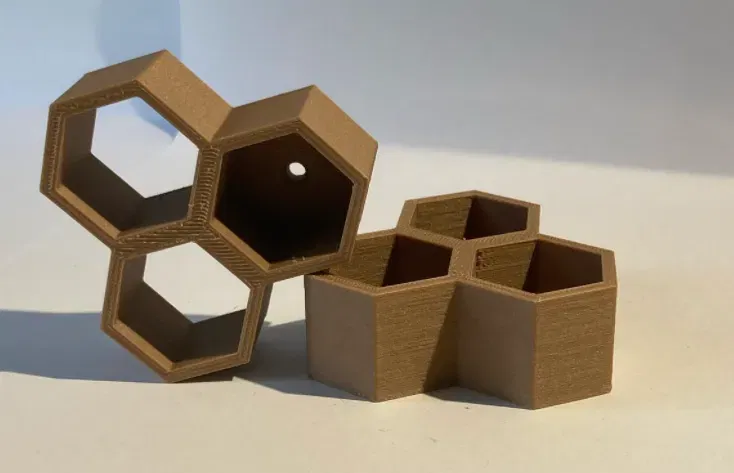 Giá treo chìa khóa tổ ong gắn tường - Image 4