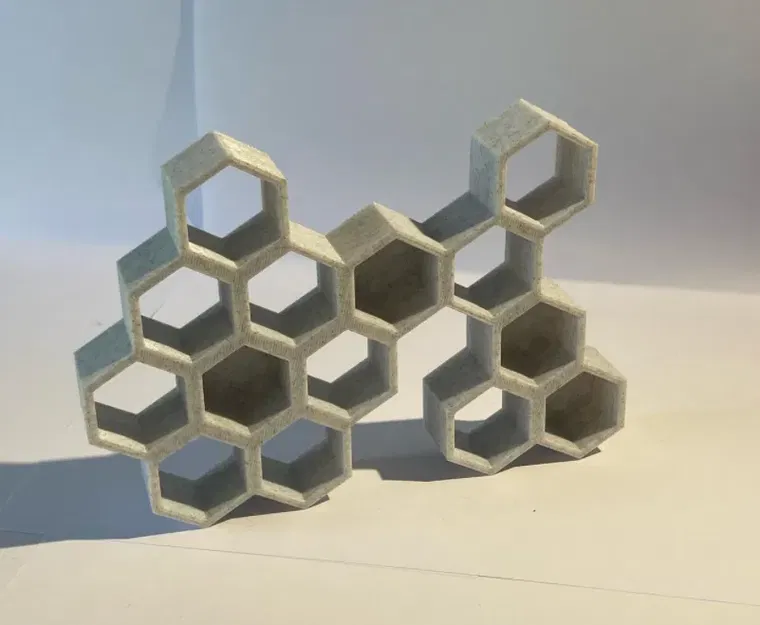 Giá treo chìa khóa tổ ong gắn tường - Image 7