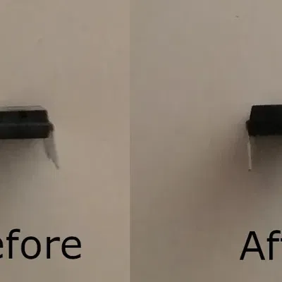 Công cụ chỉnh thẳng chân IC DIP tiện lợi