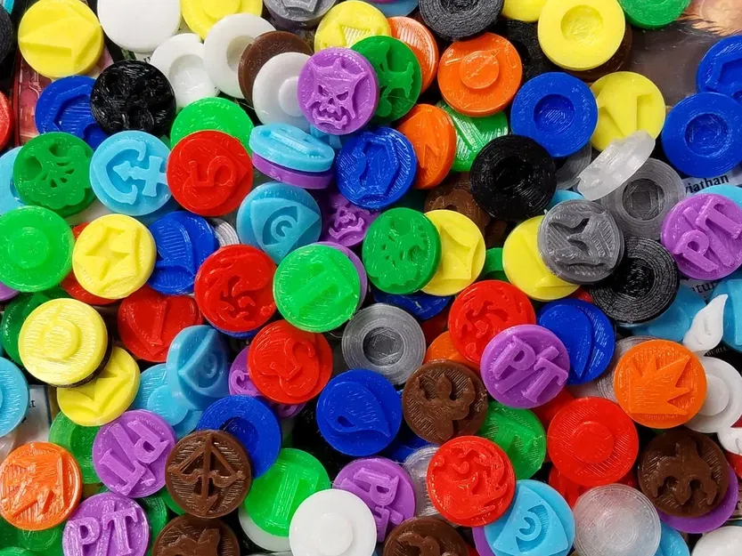 Bộ đếm và chip cho Magic: The Gathering (Cuộc sống, Mana, Năng lực) - Image 1