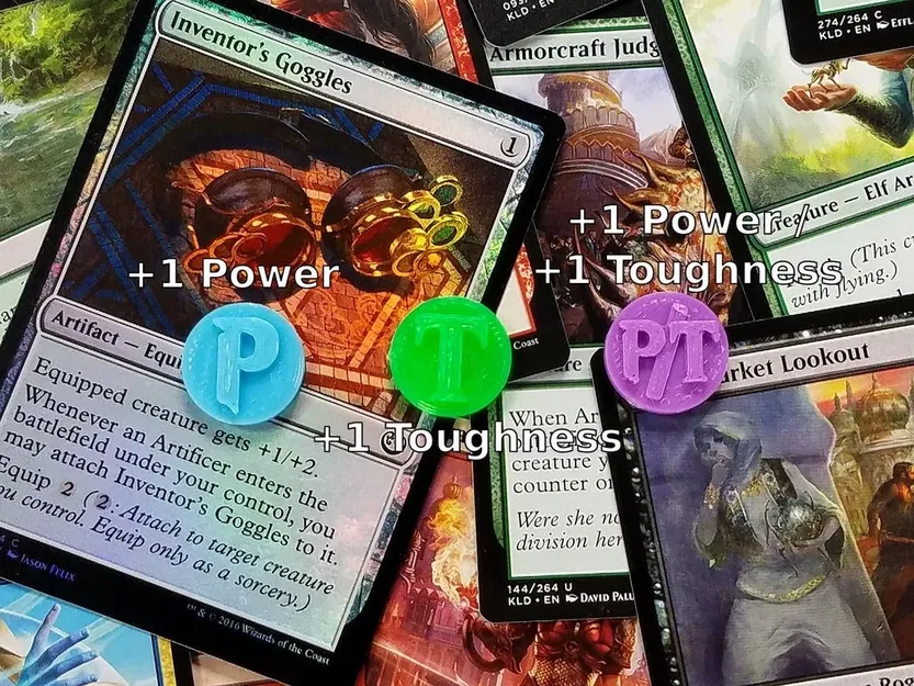 Bộ đếm và chip cho Magic: The Gathering (Cuộc sống, Mana, Năng lực) - Image 9