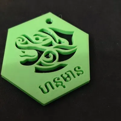 Chìa khóa hình khỉ Hanuman dễ thương in 3D