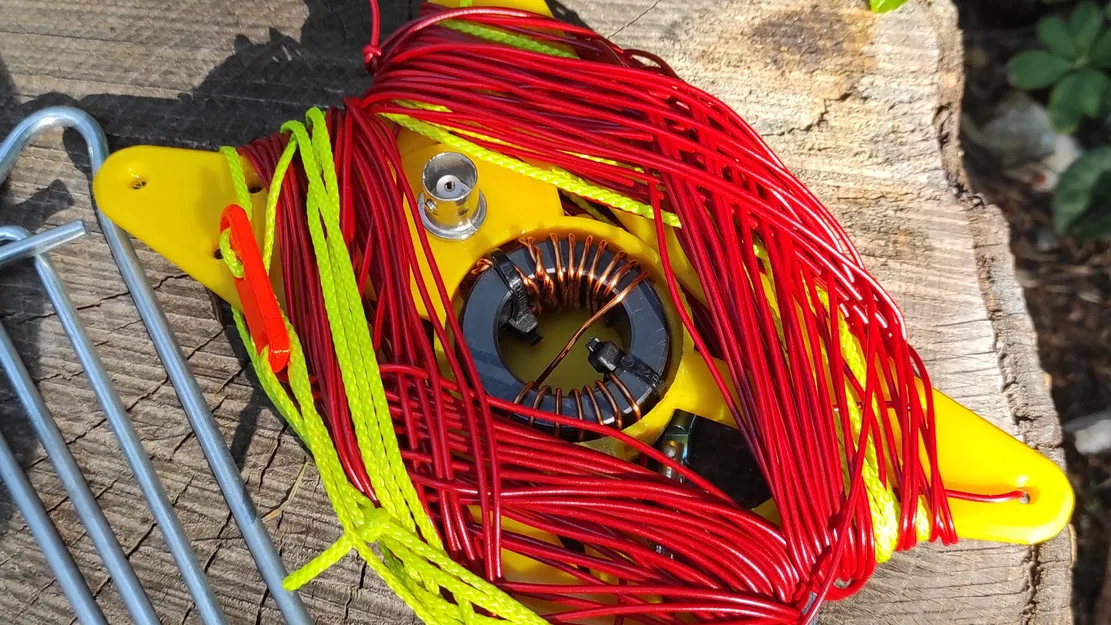 Cuộn ăng-ten với Balun tỉ lệ 1:64 - Image 2