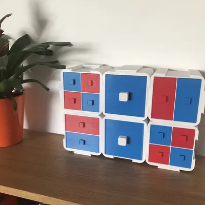 Hệ thống lưu trữ mô-đun Slotty cho không gian làm việc