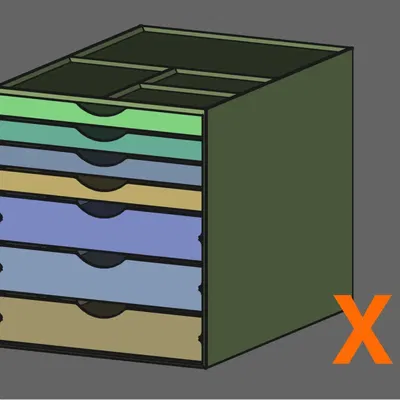 Bộ tổ chức bàn làm việc DIN A4 cho máy in XL