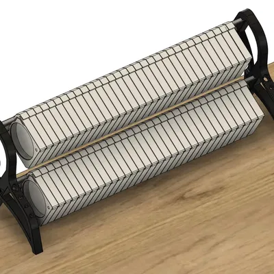 Hệ thống phân phối linh kiện SMD gắn DIN với giá đỡ hai hàng