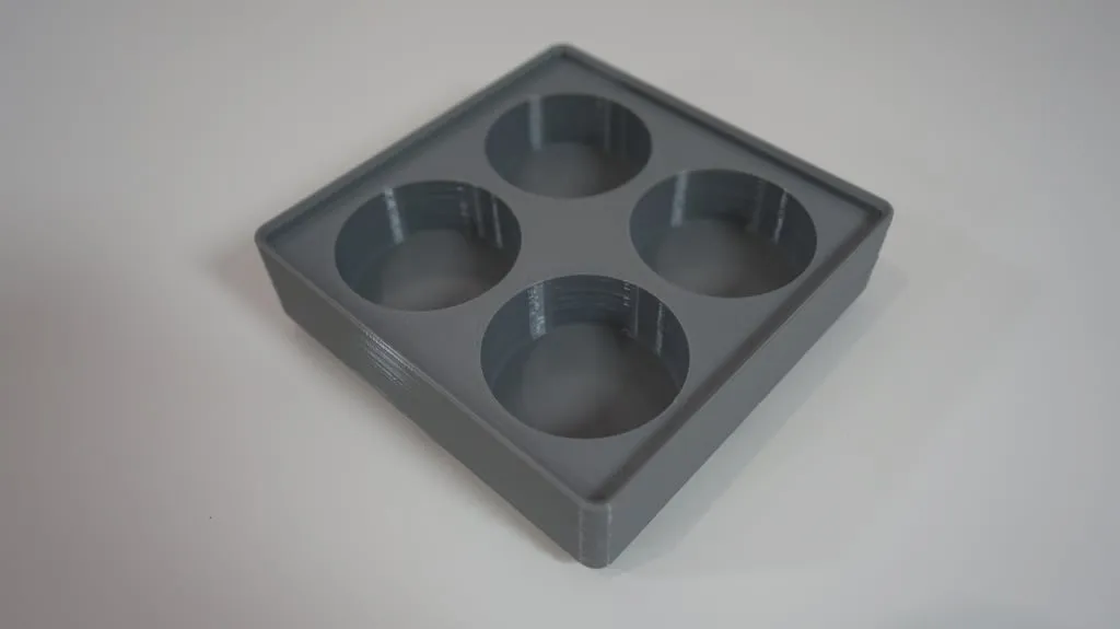 Giá đỡ pin D 4 cái cho mô-đun Gridfinity 2x2 - Image 1