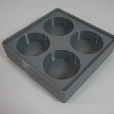 Giá đỡ pin D 4 cái cho mô-đun Gridfinity 2x2