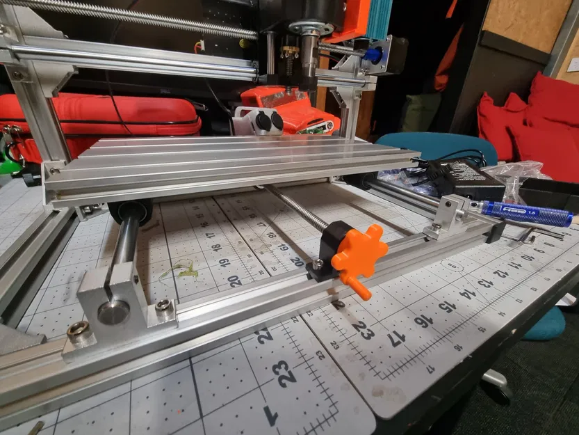 Núm vặn tay cầm trục vít dẫn 8mm cho máy CNC 3018 - Image 3