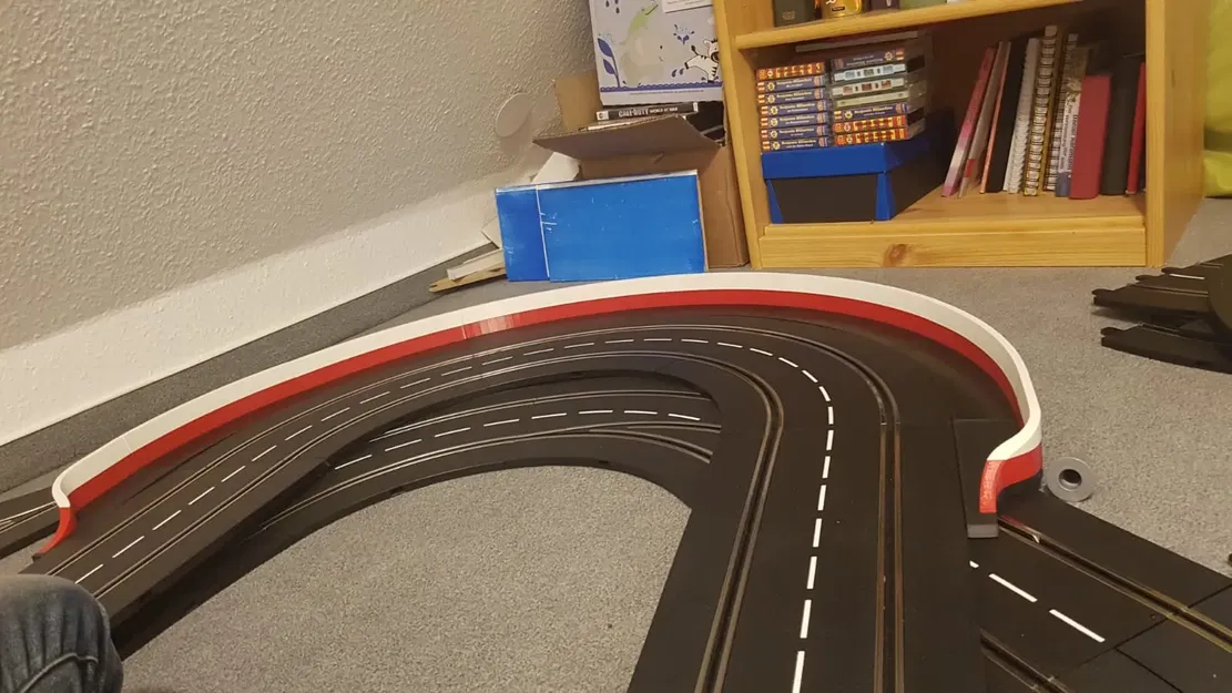 Khu vực an toàn đường đua Carrera với rào chắn 1:32 - Image 2