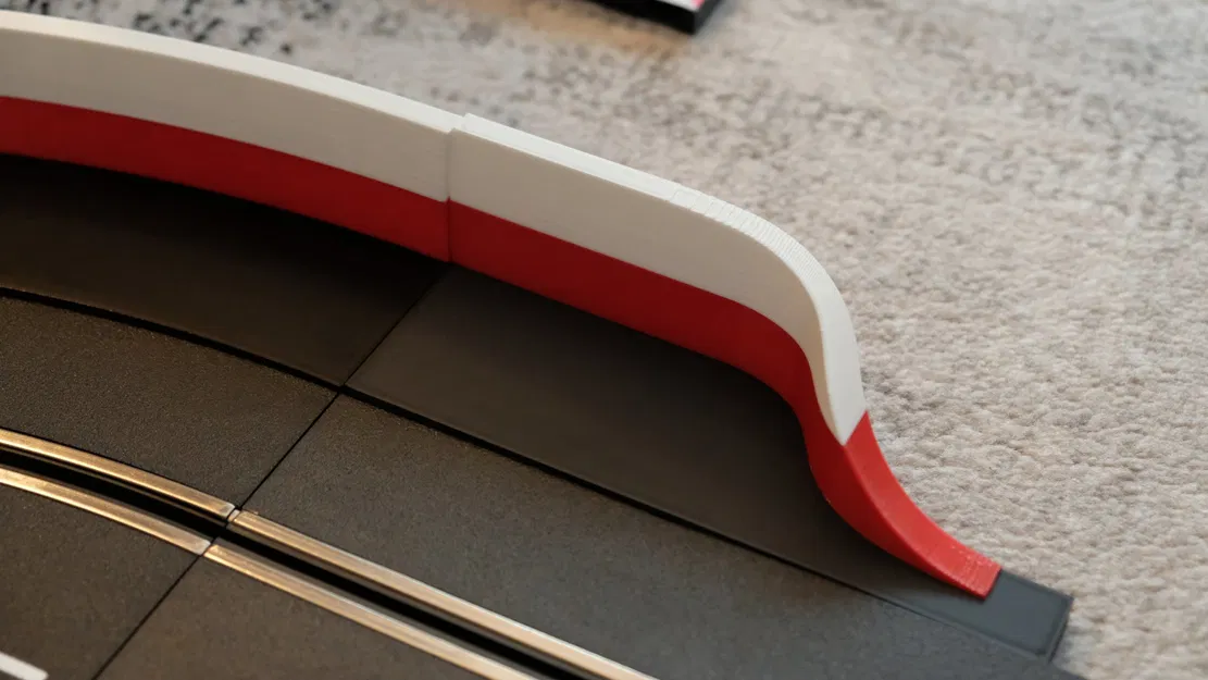 Khu vực an toàn đường đua Carrera với rào chắn 1:32 - Image 5