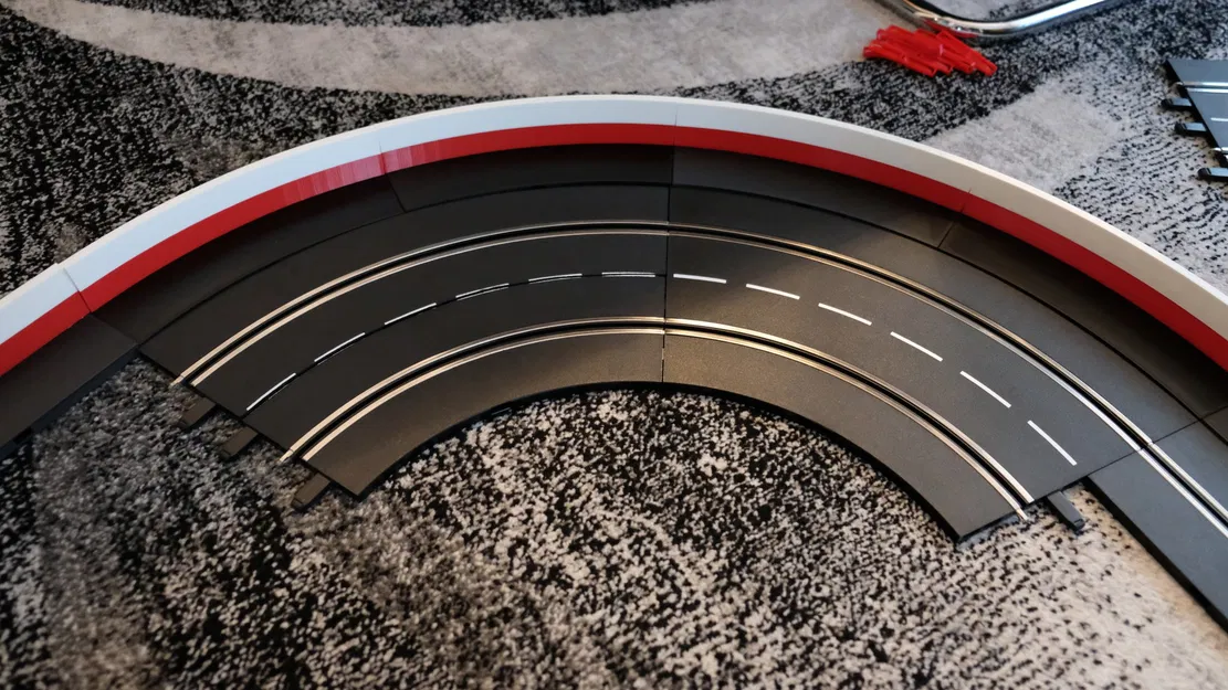 Khu vực an toàn đường đua Carrera với rào chắn 1:32 - Image 7