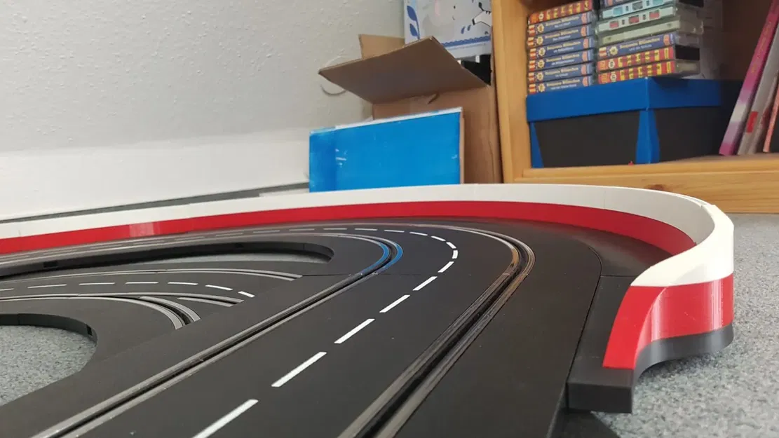 Khu vực an toàn đường đua Carrera với rào chắn 1:32 - Image 14