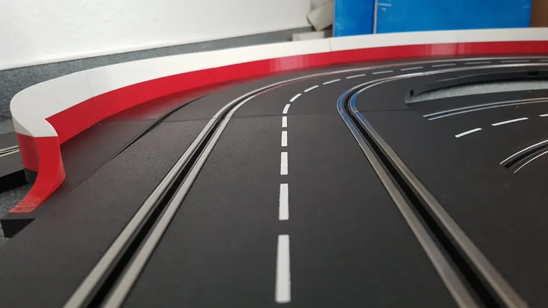 Khu vực an toàn đường đua Carrera với rào chắn 1:32 - Image 15