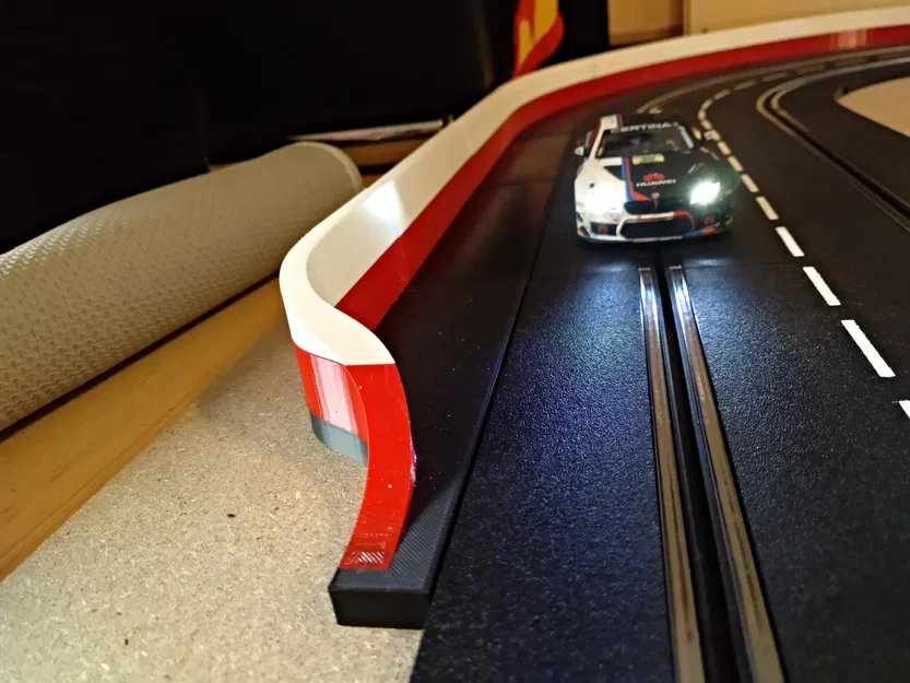 Khu vực an toàn đường đua Carrera với rào chắn 1:32 - Image 16