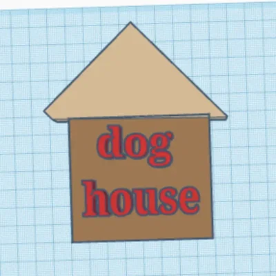 Biển hiệu cho nhà chó thiết kế nghệ thuật