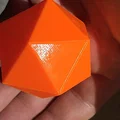 Mô hình hình khối Platonic Ikosaeder 20 mặt không có chất lấp đ... - Thumbnail 1