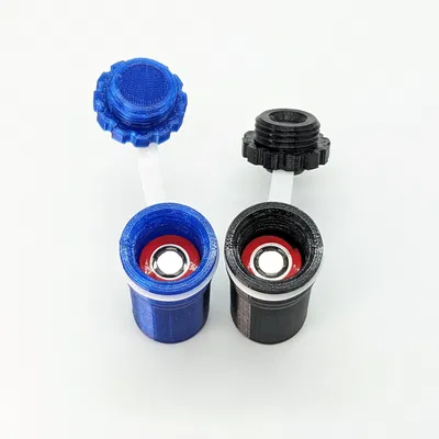 Giá đỡ pin 18350 với nắp vít chắc chắn và linh hoạt